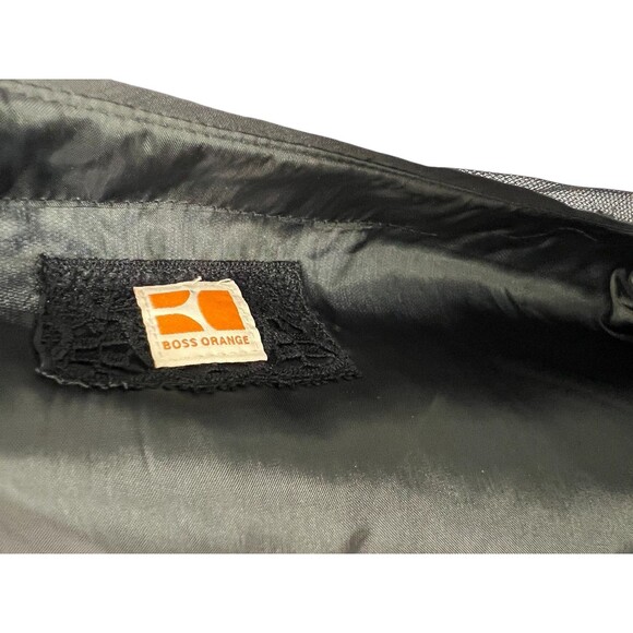 BOSS ORANGE Hugo Boss Black Sequin Cocktail Sheath Dress Short Sleeve Size 6 - Picture 4 of 15